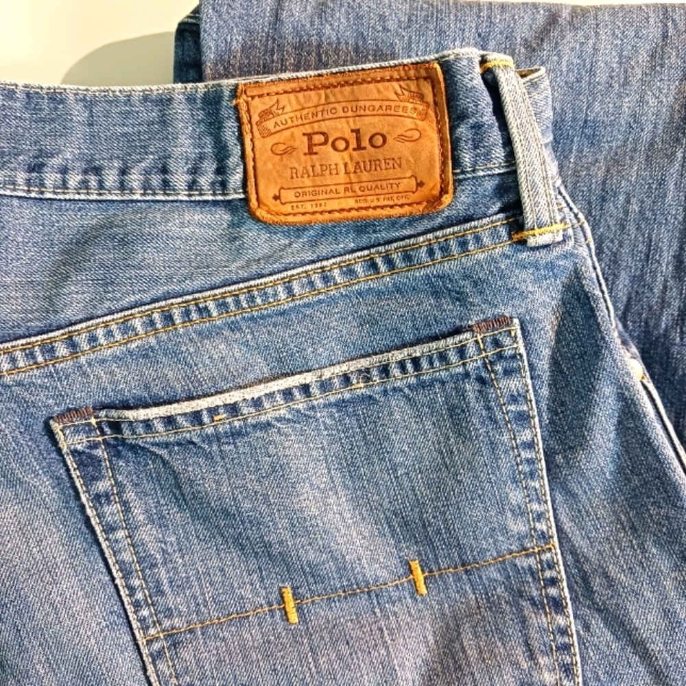 Polo Ralph Lauren Dungaree Hampton straight leg blue jeans
